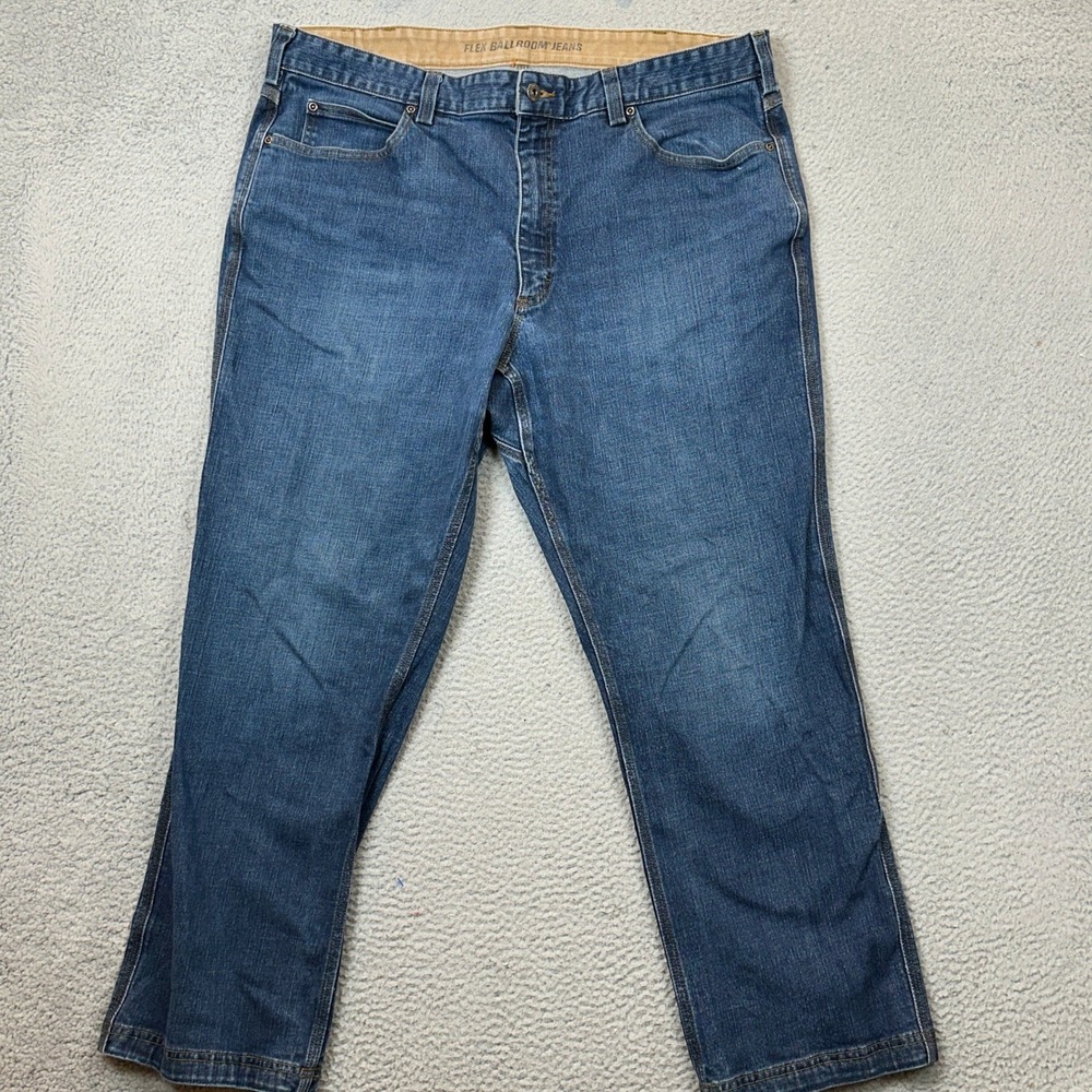 Duluth Trading Co Jeans Men 42X30 Flex Ballroom Blue Relaxed Stretch Denim Pants